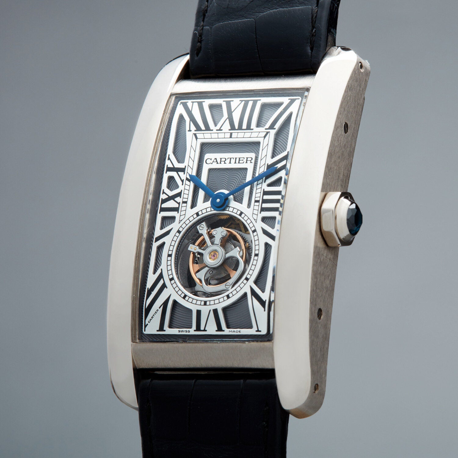 Cartier Tank Americaine Flying Tourbillion Reloj para hombre con