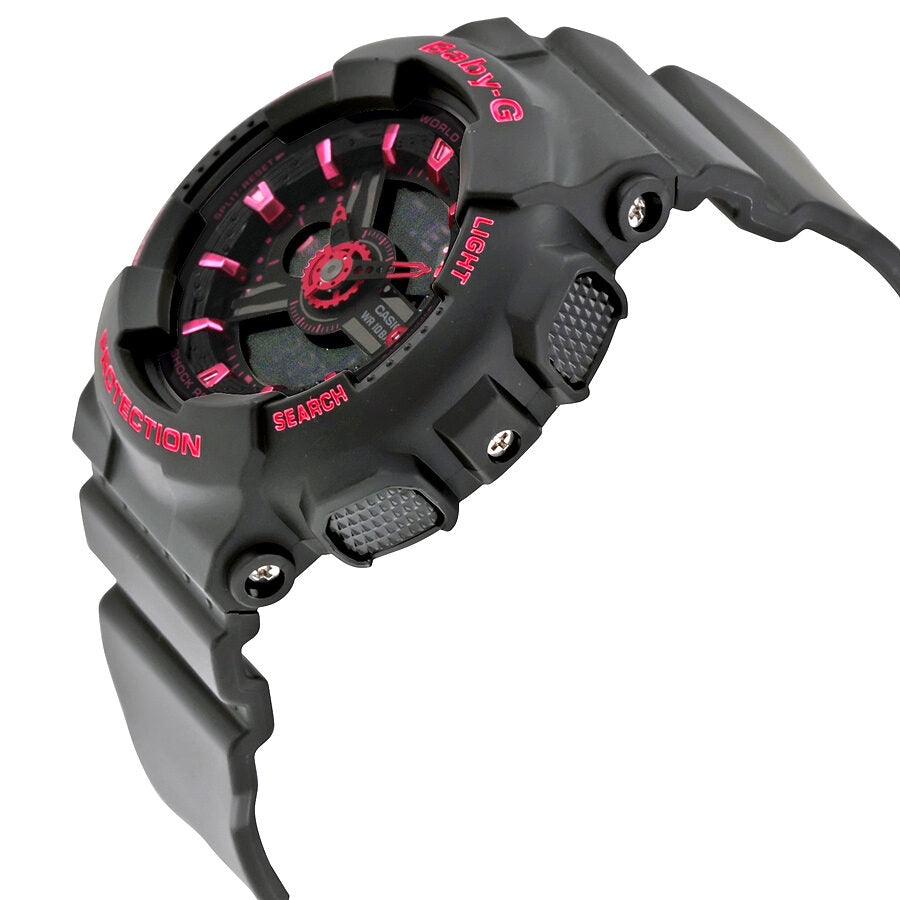 Casio Baby-G Analog-Digital Display Black Dial Ladies Watch BA-111-1ACR#BA111-1ACR - Watches of America #2