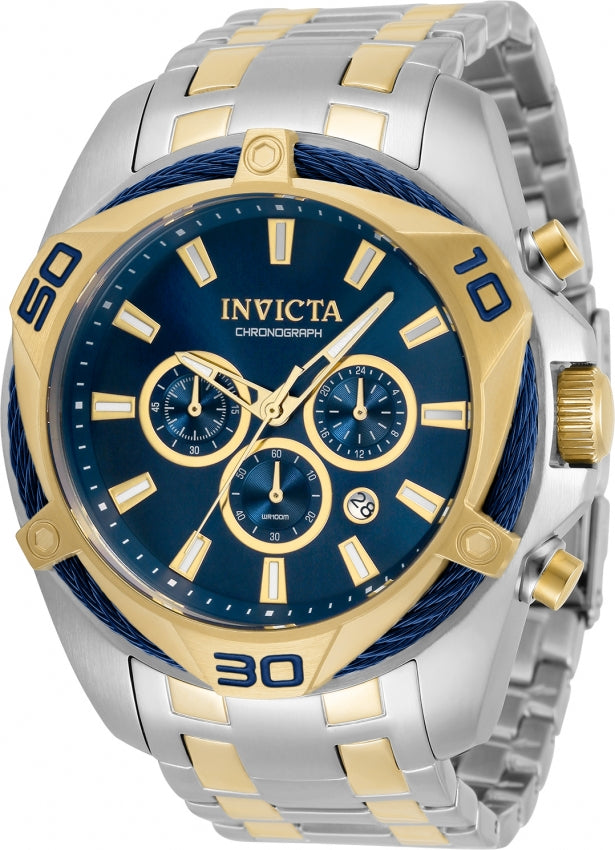 Invicta Bolt Chronograph Quartz Blue Dial Men's Watch 34125