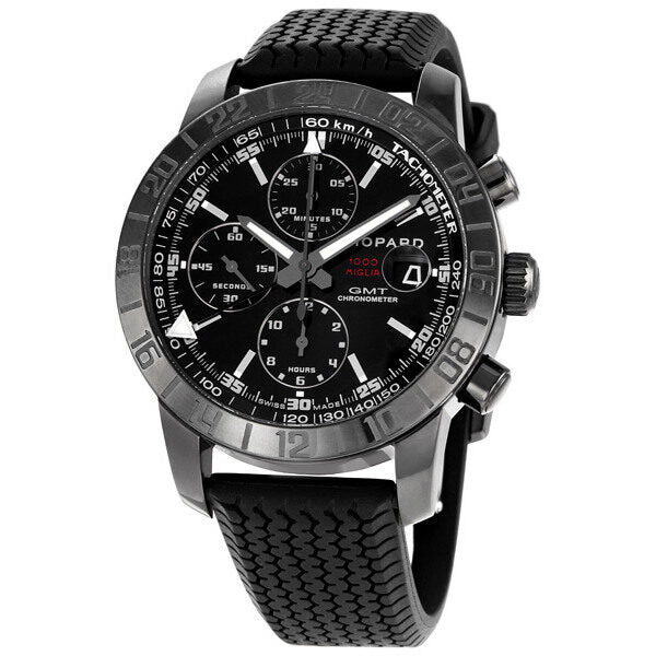 artería guerra roble Reloj Chopard 1000 Mille Miglia GMT Chrono Speed ​​Negro 168992-3023 –  Watches of America