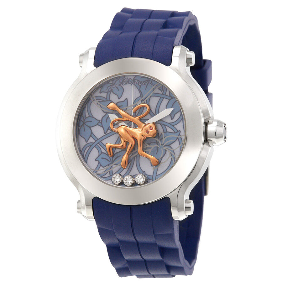 Chopard Happy Animal World Blue and White Floating Diamond Dial