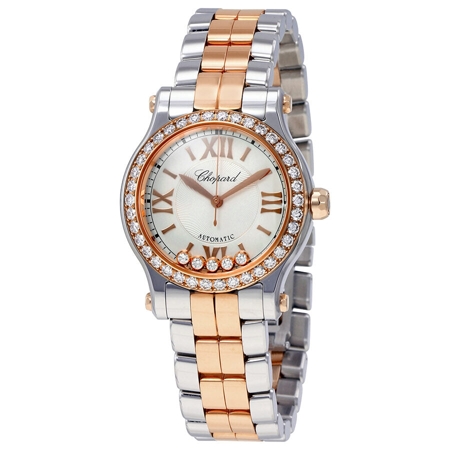 Chopard Happy Sport 18 Carat Rose Gold and Stainless Steel Ladies