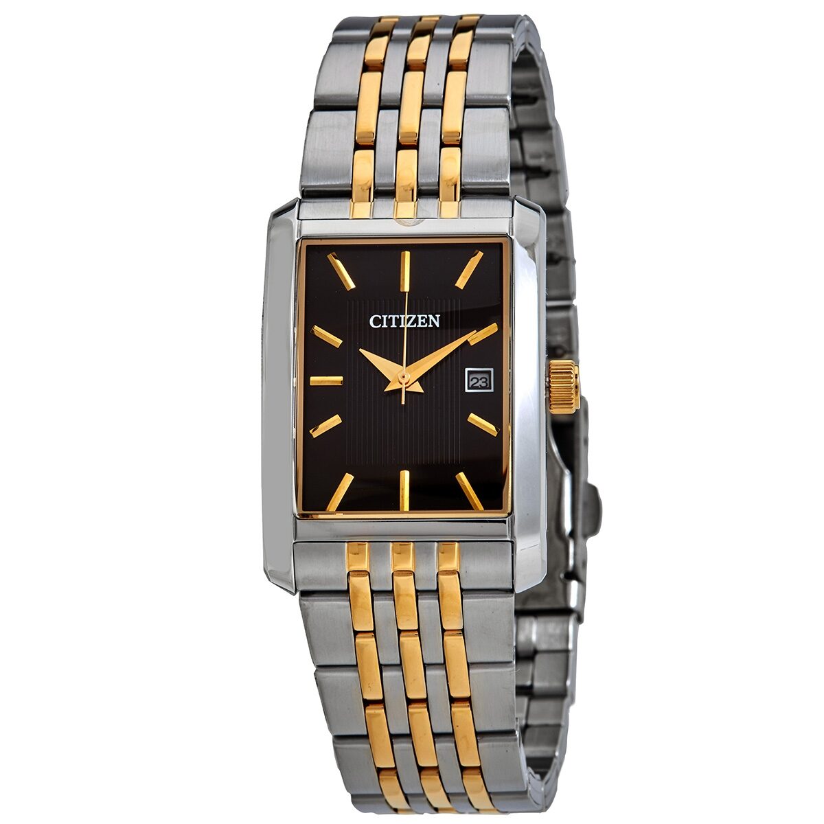 Citizen Quartz Black Dial Two-tone Men's Watch BH1678-56E