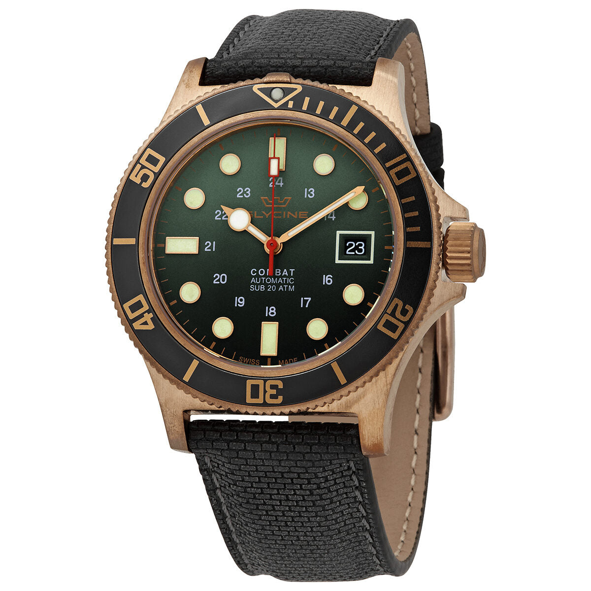 Glycine Combat Automatic Dark Green Dial Men s Watch GL0281