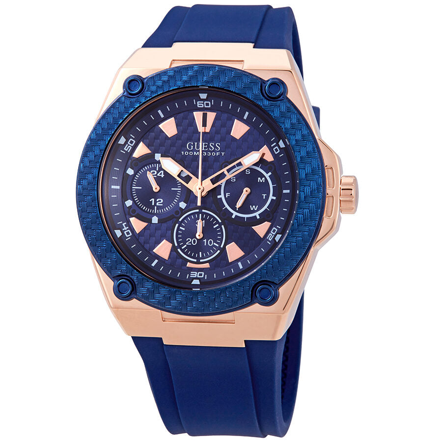 Guess Legacy Blue Dial Men\'s Watch W1049G2 – Watches of America