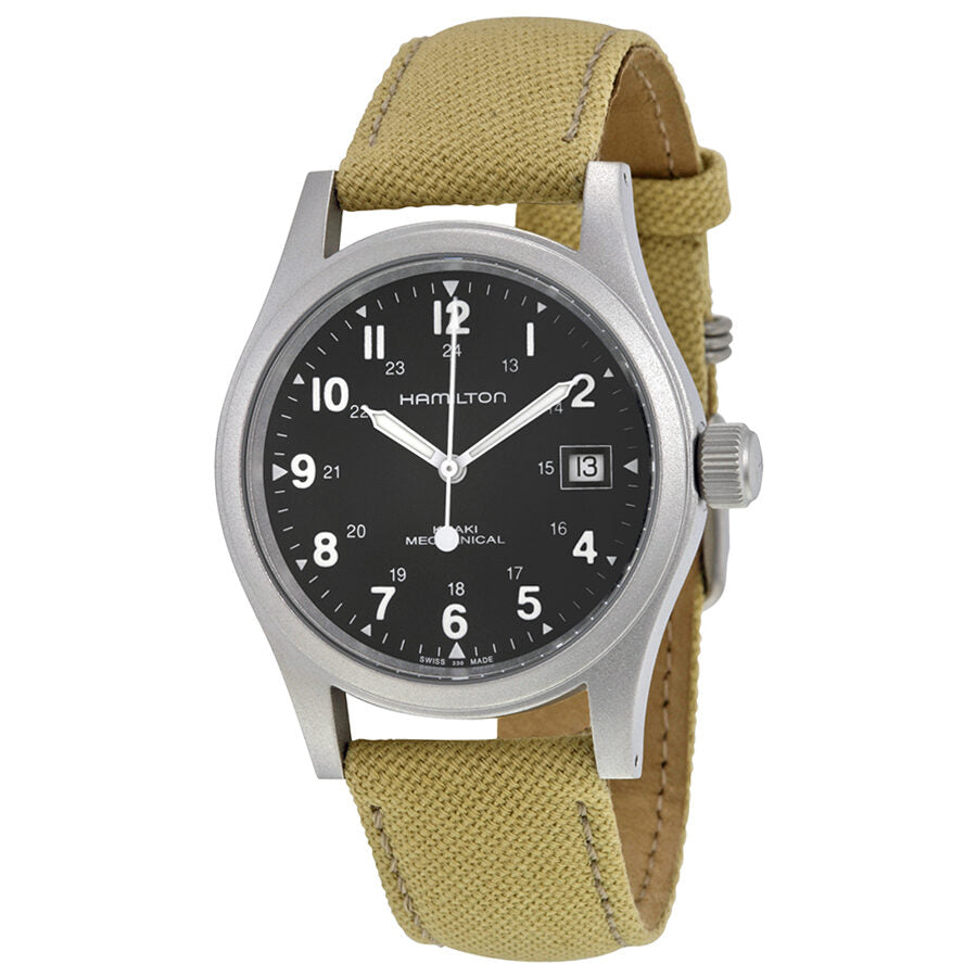 Orologio Hamilton - Khaki Field Mechanical - 38mm Nero - H69439933