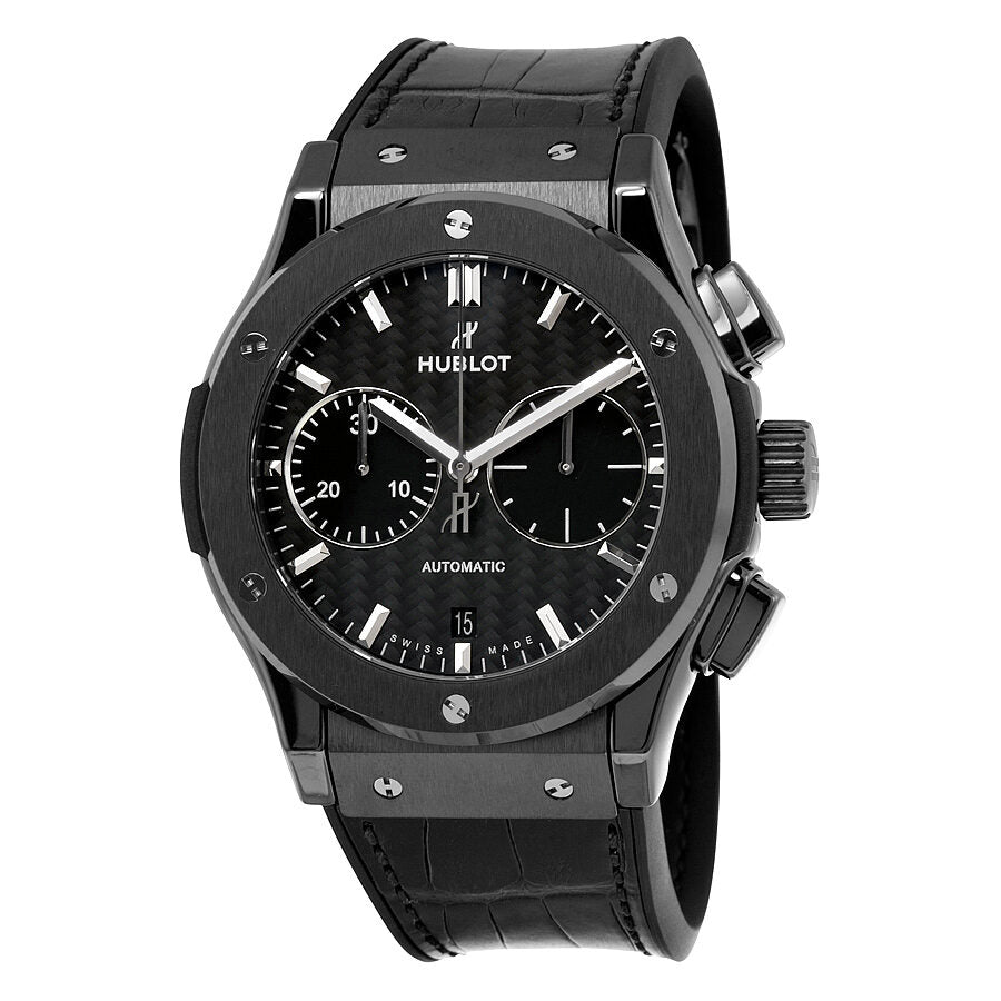  Hublot Classic Fusion Black Ceramic Case Chronograph Watch  521.cm.1771.LR : Clothing, Shoes & Jewelry