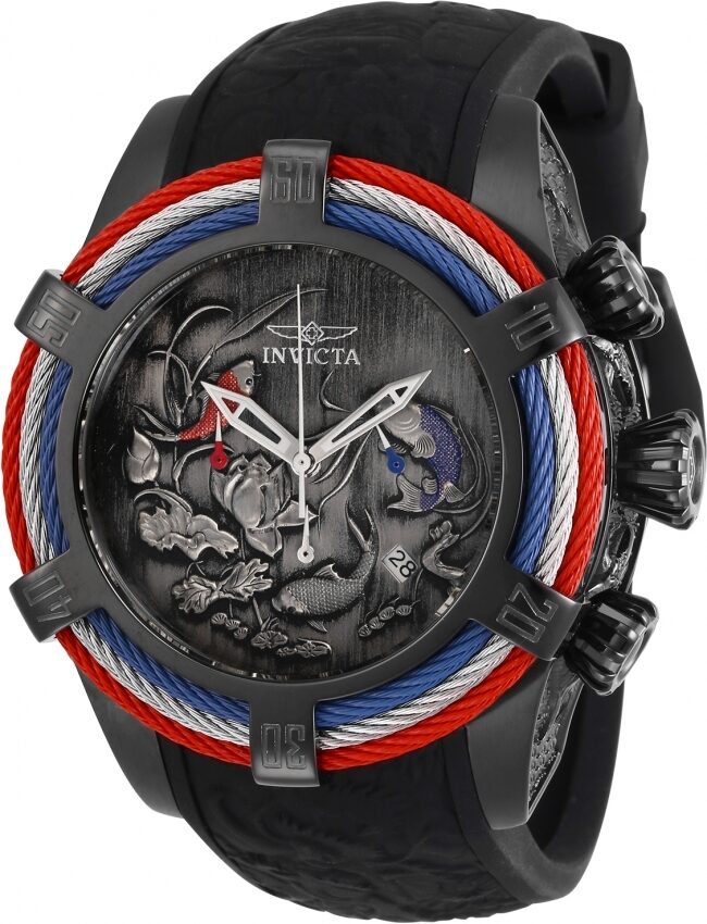 Invicta Bolt Koi Fish Chronograph Quartz Men's Watch #28216 - Watches of America