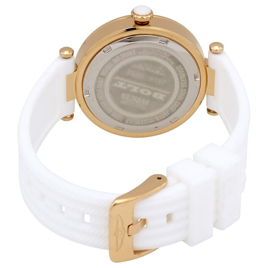 Invicta Bolt White Dial White Polyurethane Ladies Watch #28943 - Watches of America #3