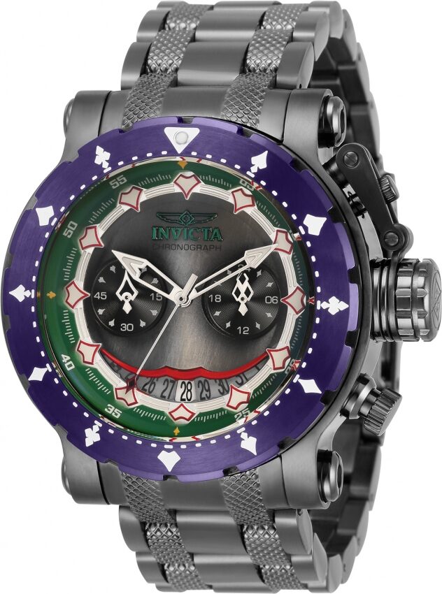 Invicta DC Comics Joker Chronograph Quartz Men's Watch #32906 - Watches of America