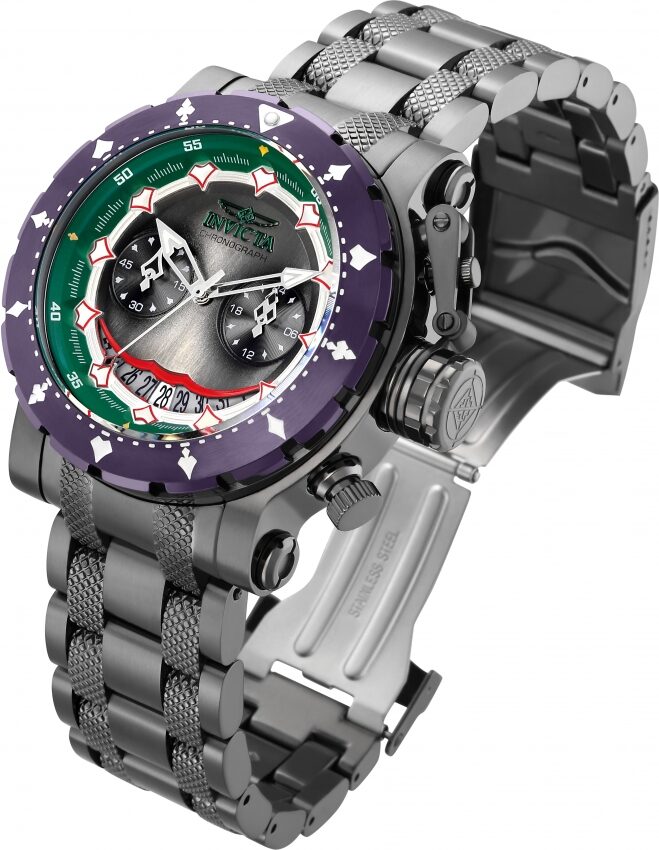 Invicta DC Comics Joker Chronograph Quartz Men's Watch #32906 - Watches of America #2