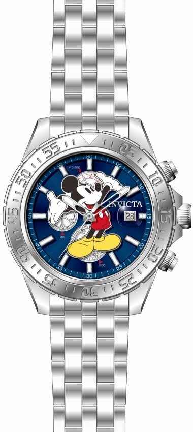 Invicta Disney Limited Edition Alarm Chronograph Blue Dial Men's Watch #27373 - Watches of America