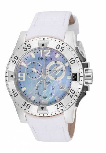 Invicta Excursion Platinum Dial White Dial Ladies Watch #16098 - Watches of America