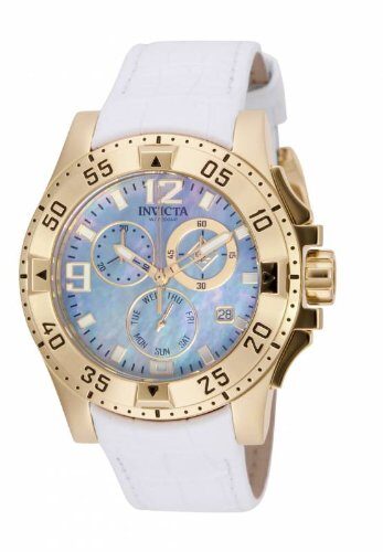 Invicta Excursion Platinum Dial White Dial Ladies Watch #16099 - Watches of America