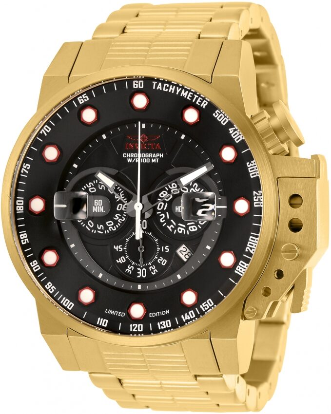 Invicta I-Force Chronograph Quartz Black Dial Men's Watch #30639 - Watches of America