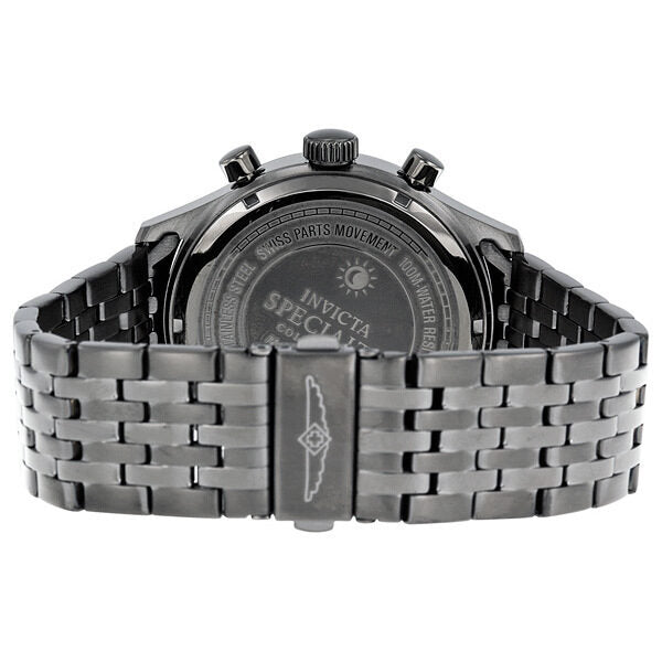 Invicta II Collection Dual Time Black Dial Watch #0368 - Watches of America #3