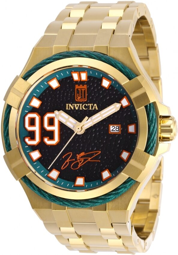 Invicta Jason Taylor Automatic Black Dial Men's Watch #28526 - Watches of America