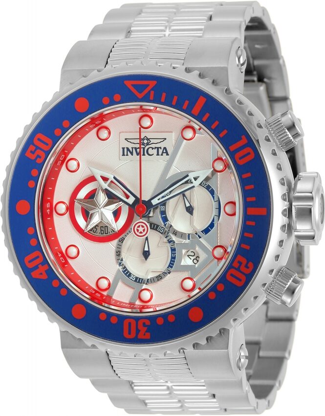 Invicta Marvel Captain America Chronograph Quartz Men's Watch