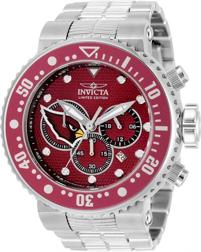Invicta NFL Arizona Cardinals Chronograph Quartz Men's Watch #33115 - Watches of America