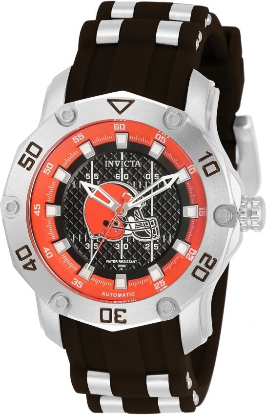 Invicta NFL Cleveland Browns Automatic Brown Dial Ladies Watch 32880 –  Watches of America