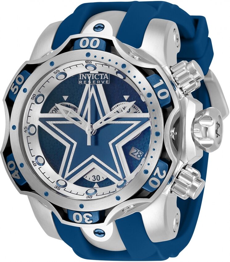 Invicta NFL Dallas Cowboys Chronograph Black Dial Mens Watch 36163