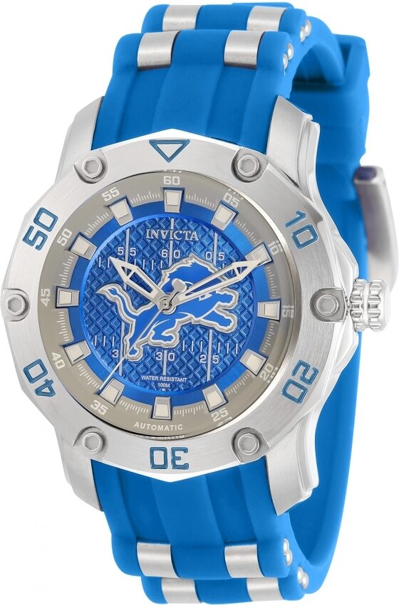 Invicta NFL Detroit Lions Automatic Blue Dial Ladies Watch #32883 - Watches of America