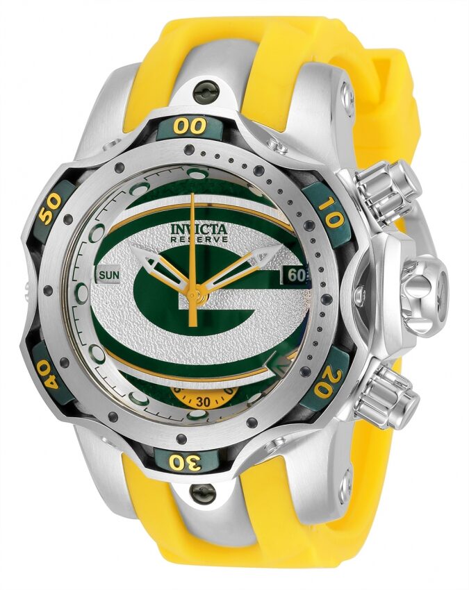 Invicta NFL Green Bay Packers Chronograph Quartz Ladies Watch #33101 - Watches of America