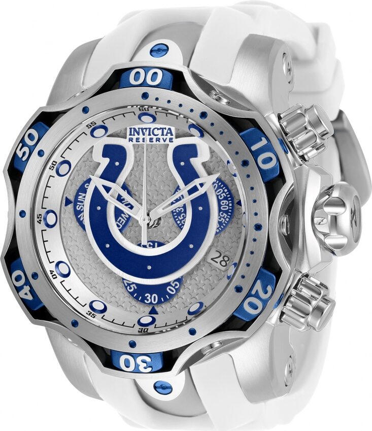 Invicta NFL Indianapolis Colts Chronograph Quartz Men's Watch #33075 - Watches of America