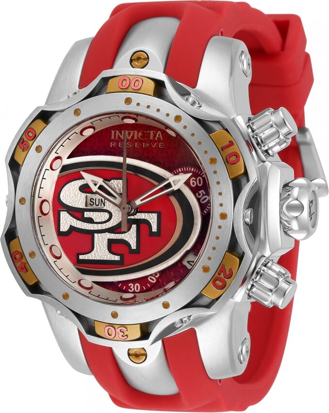 Invicta NFL San Francisco 49ers Chronograph Quartz Ladies Watch 33111 –  Watches of America