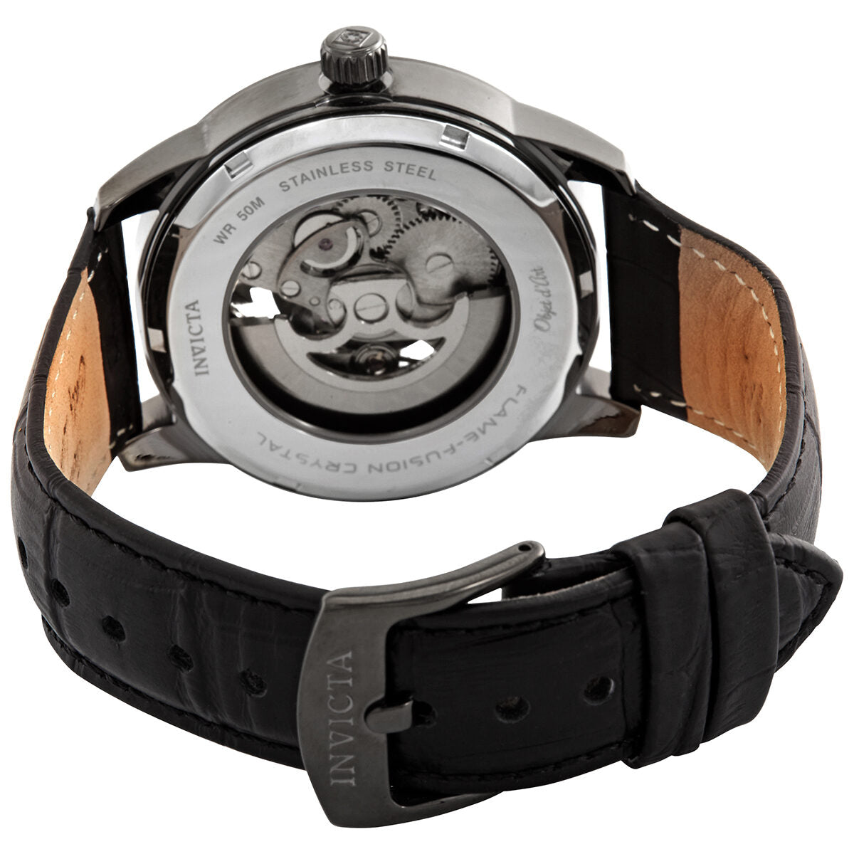 Invicta Objet D Art Automatic Gunmetal Skeleton Dial Men's Watch #22602 - Watches of America #3