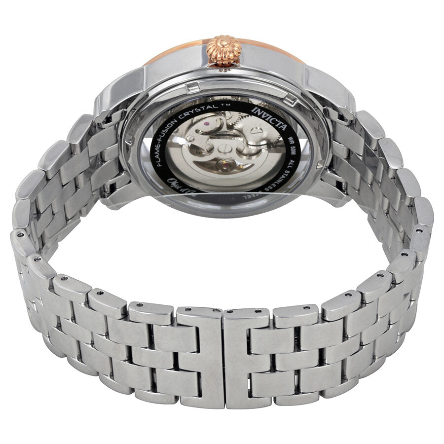 Invicta Objet D Art Automatic Silver Skeleton Dial Men's Watch #22628 - Watches of America #3