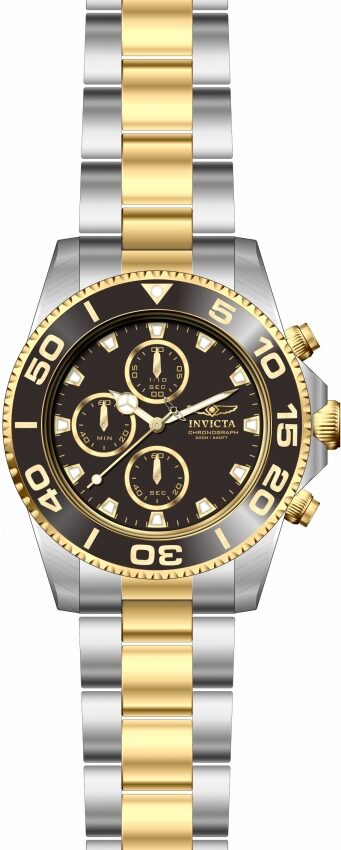 Invicta Pro Diver Chronograph Black Dial Men's Watch #28691 - Watches of America