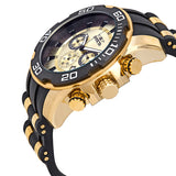 Invicta Pro Diver Chronograph Gold Dial Men's Watch #22346 - Watches of America #2