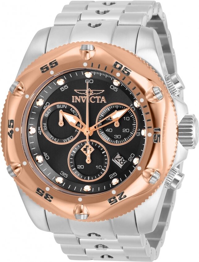 Invicta Pro Diver Chronograph Quartz Black Dial Men's Watch #31605 - Watches of America