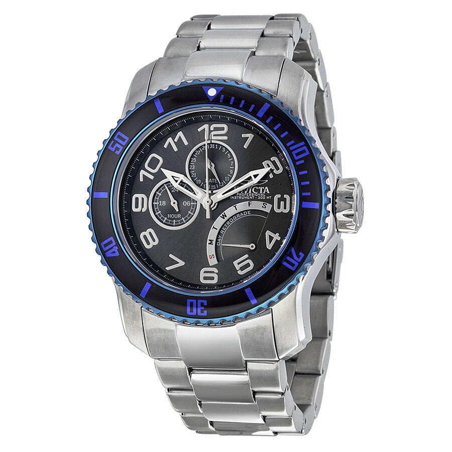Invicta Pro Diver Multi-Function Black Dial Stainless Steel