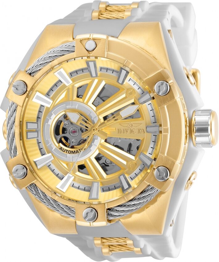 Invicta S1 Rally Automatic Gold Dial Open Heart Men's Watch #28858 - Watches of America