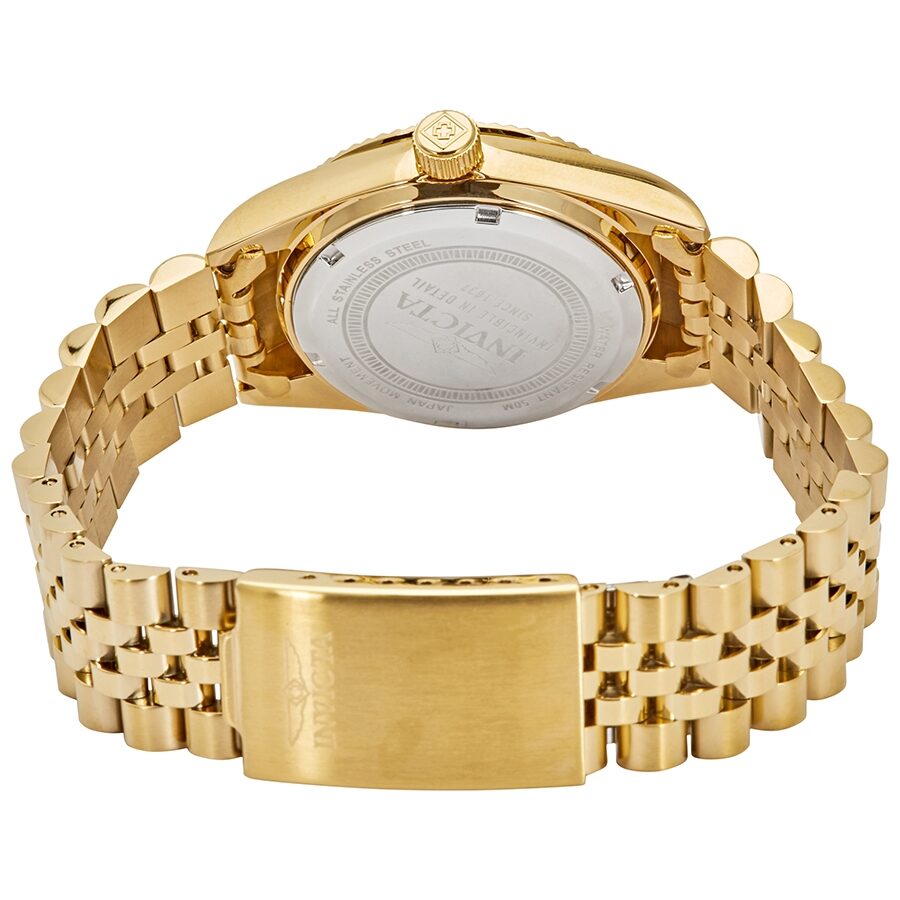 Invicta Specialty Blue Dial Yellow Gold-tone Ladies Watch #29446 - Watches of America #3