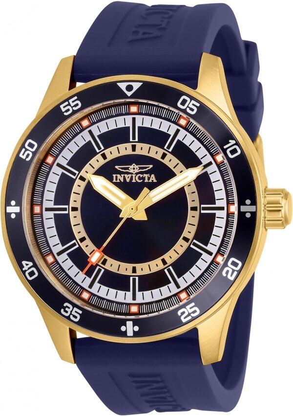 Invicta Specialty Quartz Blue and White Dial Men's Watch #30714 - Watches of America