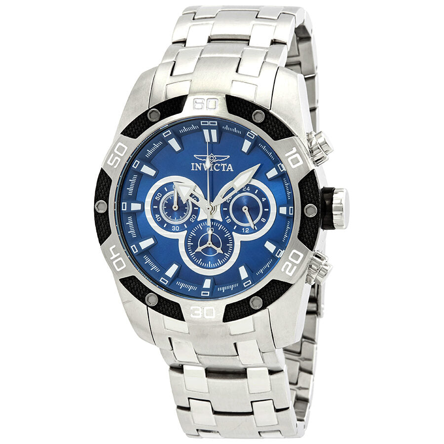 Invicta Speedway Chronograph Blue Dial Men's Watch #25839 - Watches of America