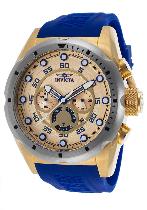 Invicta Speedway Chronograph Gold Dial Men's Watch 20307 – Watches Of 