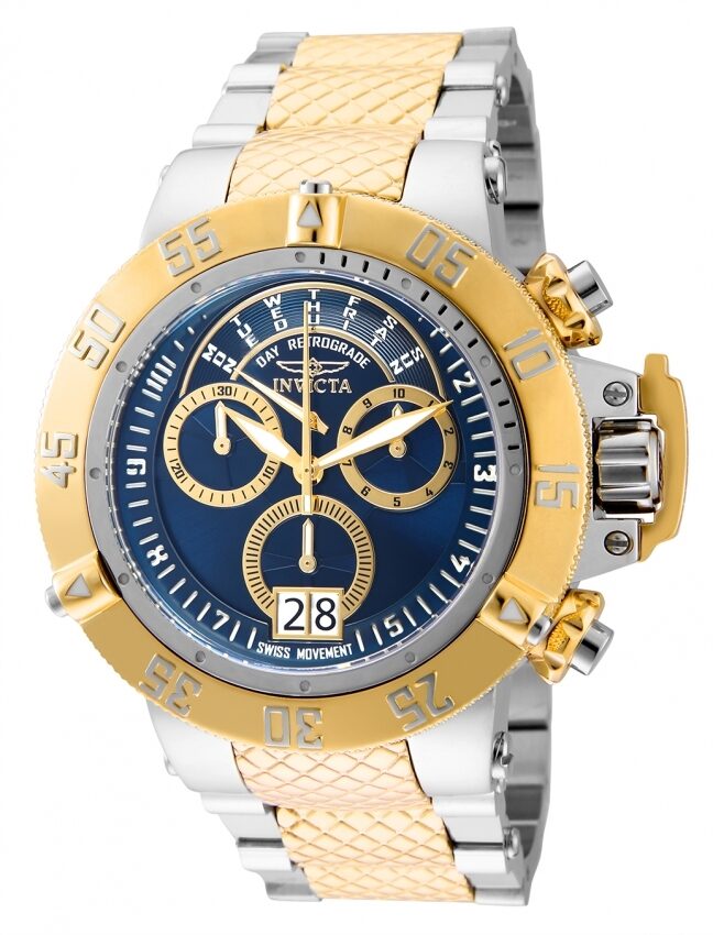 Invicta Subaqua Chronograph Quartz Blue Dial Men's Watch #31883 - Watches of America