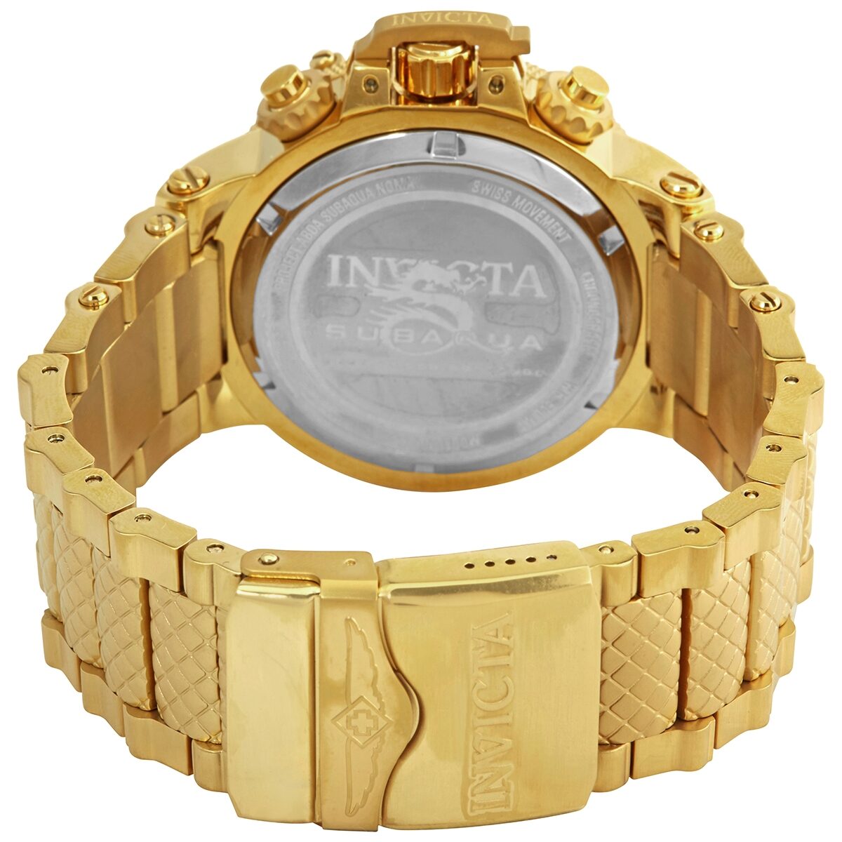Invicta Subaqua Chronograph Men's Blue Dial Gold-plated Men's Watch #5404 - Watches of America #3
