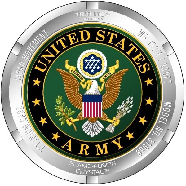 Invicta U.S. Army Quartz Men's Watch #31969 - Watches of America #3