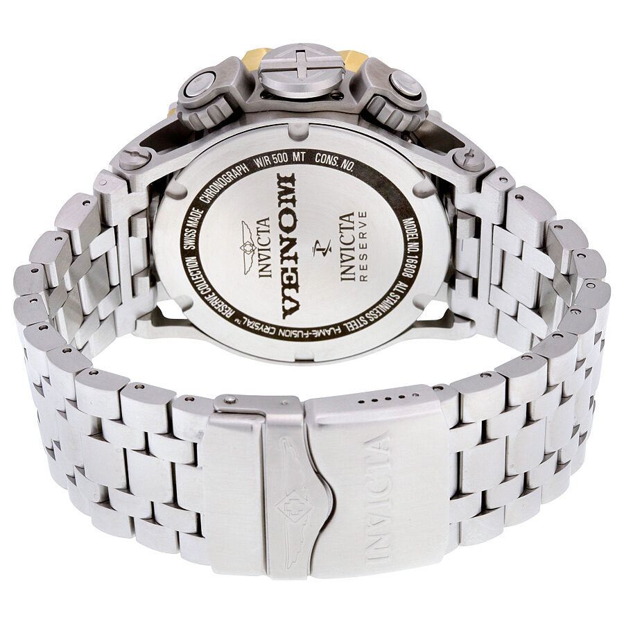 Invicta Venom Chronograph Blue Dial Stainless Steel Men's Watch #16808 - Watches of America #3