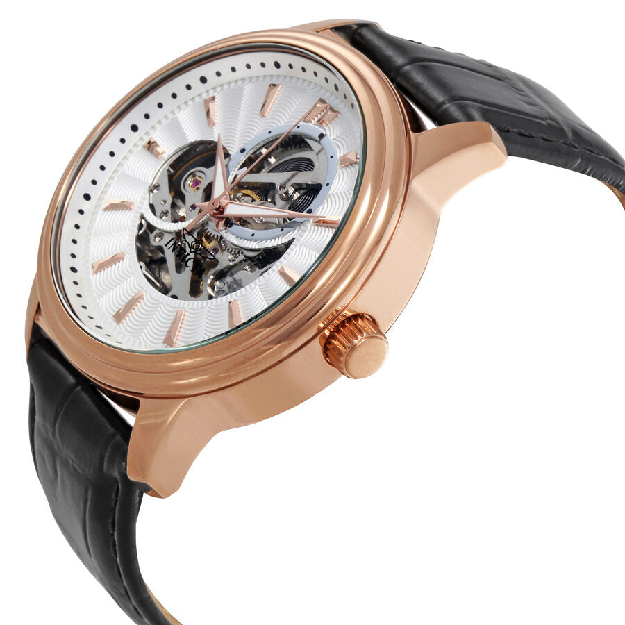 Invicta Vintage Automatic Silver Skeleton Dial Men's Watch #22579 - Watches of America #2
