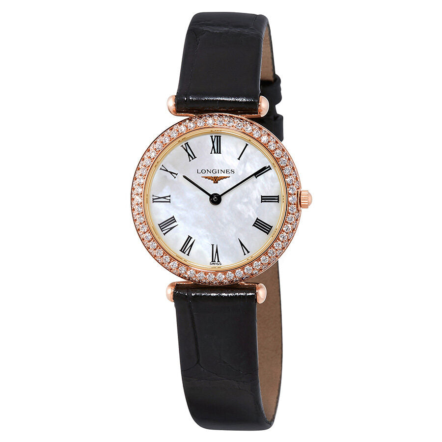 Longines Agassiz Mother of Pearl Diamond Dial Ladies Watch L43079810 Watches of America