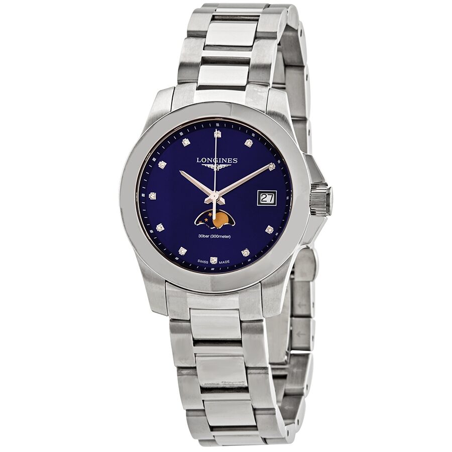 Longines conquest moonphase ladies hotsell