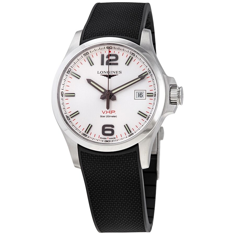 Longines Conquest V.H.P. Perpetual Quartz Silver Dial Men's