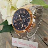 Fossil Grant Chronograph Blue Dial Two-tone Men's Watch FS5024 - Watches of America #4