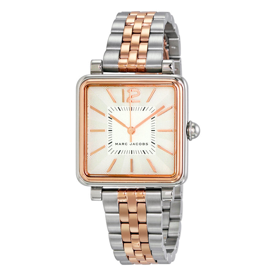 Marc Jacobs Vic Silver Dial Ladies Two Tone Watch MJ3463 – Watches